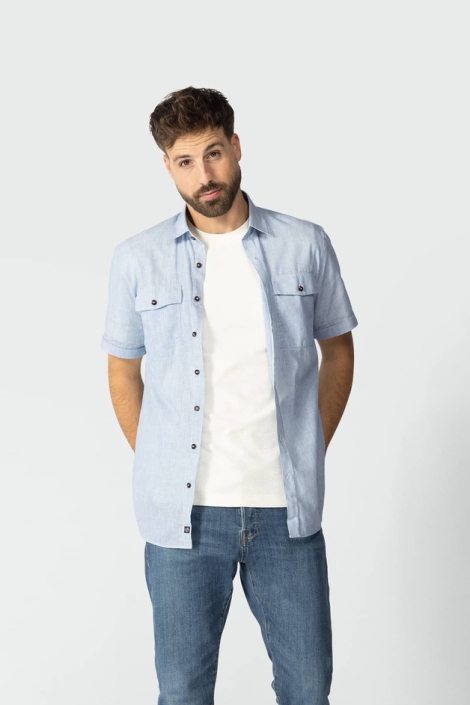 BlueFields shirt ss striped y/d